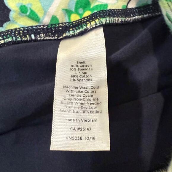 T by Talbots Floral Paisley Print Skort Tennis Skirt Womens Small Petite Green - Picture 5 of 8